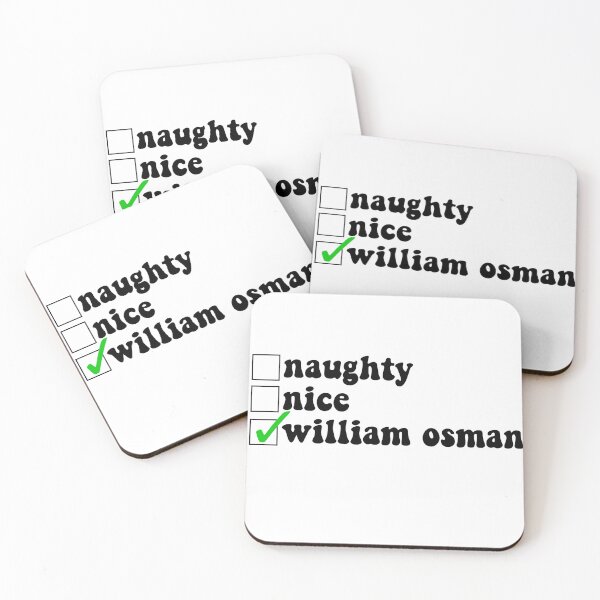 Item preview, Naughty, nice, william osman designed and sold by cloudyydesigns.