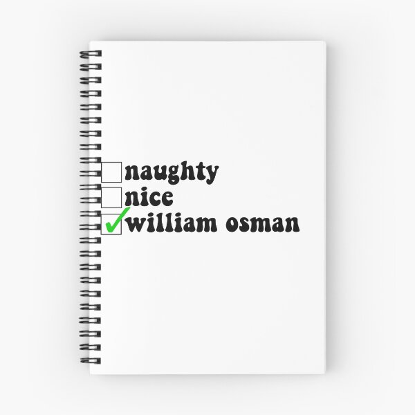 Item preview, Naughty, nice, william osman designed and sold by cloudyydesigns.