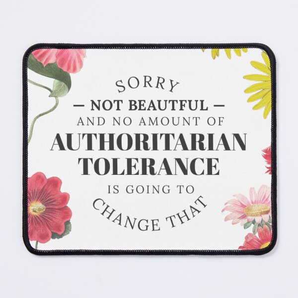 Item preview, Funny Jordan Peterson Twitter Meme Authoritarian Tolerance designed and sold by SubtleSplit.