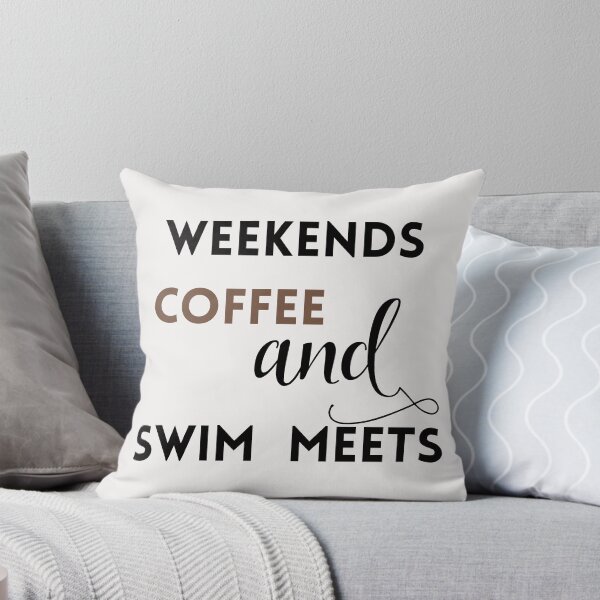 Item preview, weekends coffee & swim meets designed and sold by Bap-tiste.