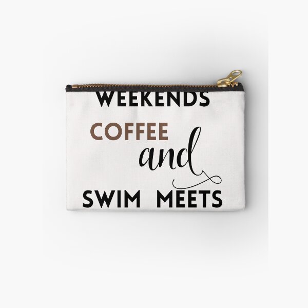 Item preview, weekends coffee & swim meets designed and sold by Bap-tiste.