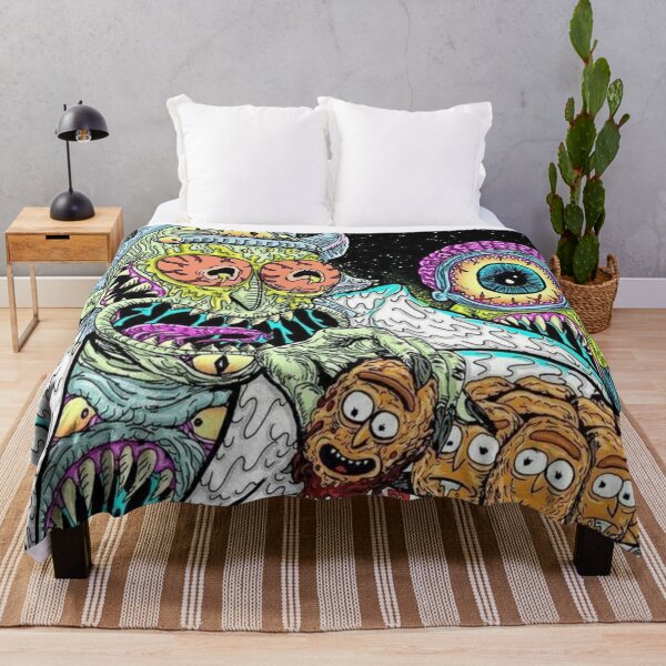 NEW RICK AND MORTY SINGLE DUVET QUILT COVER SET FANS BEDROOM BED & TV SHOW GIFT 