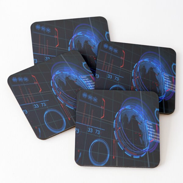 Item preview, digital window in blue designed and sold by aminz4.