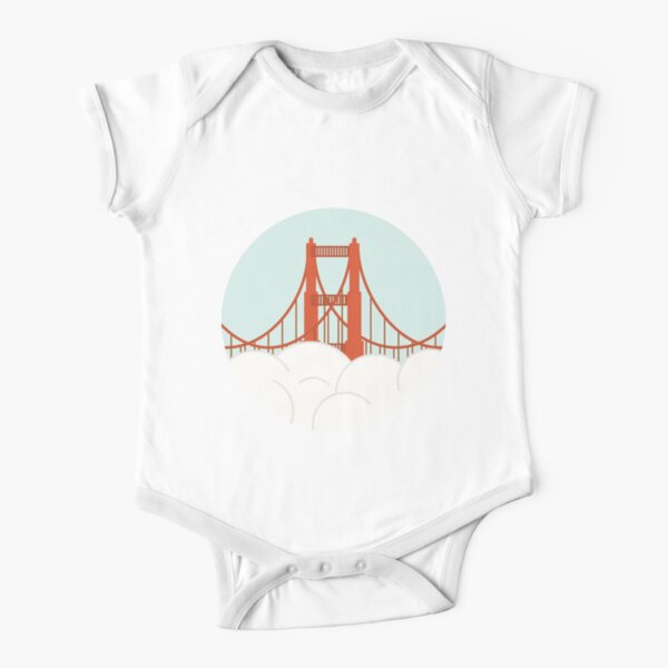 Golden Gate - San Francisco Short Sleeve Baby One-Piece