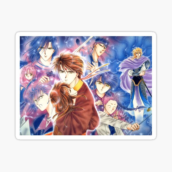 Hotohori Emperor Cai Pi Sticker from Fushigi Yuugi Shojo manga