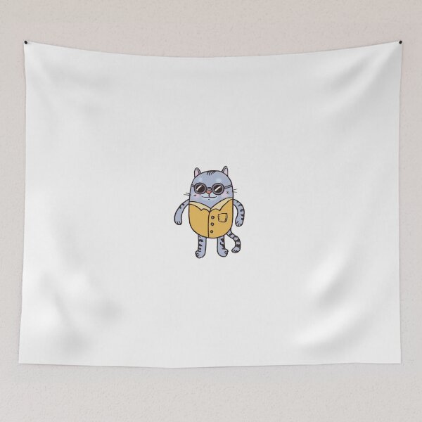 Item preview, Blue cat wearing sunglasses designed and sold by Elison-Dad.