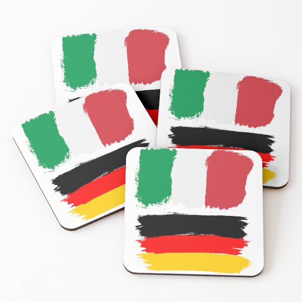 Item preview, Italian and Germany flag designed and sold by Islanr.