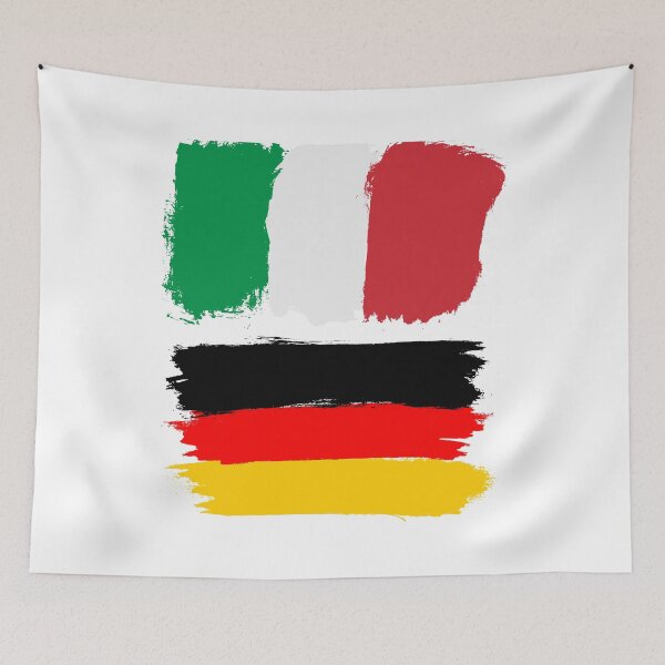 Item preview, Italian and Germany flag designed and sold by Islanr.