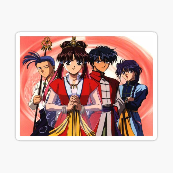 Hotohori Emperor Cai Pi Sticker from Fushigi Yuugi Shojo manga