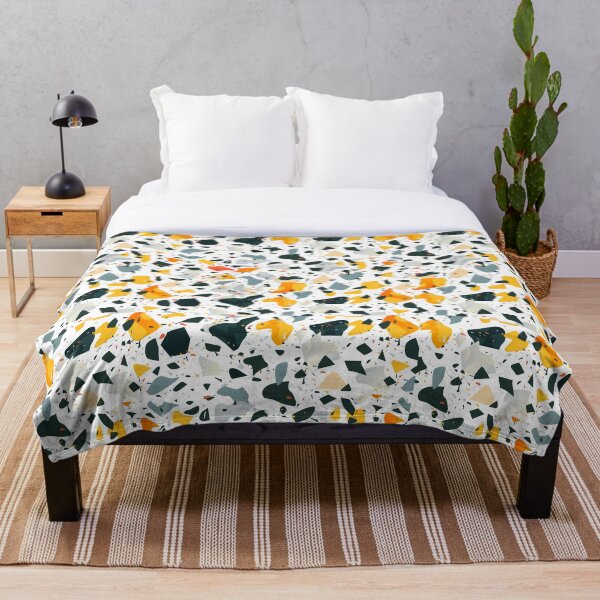 Item preview, Flat colorful terrazzo pattern designed and sold by aswanthvinodan.