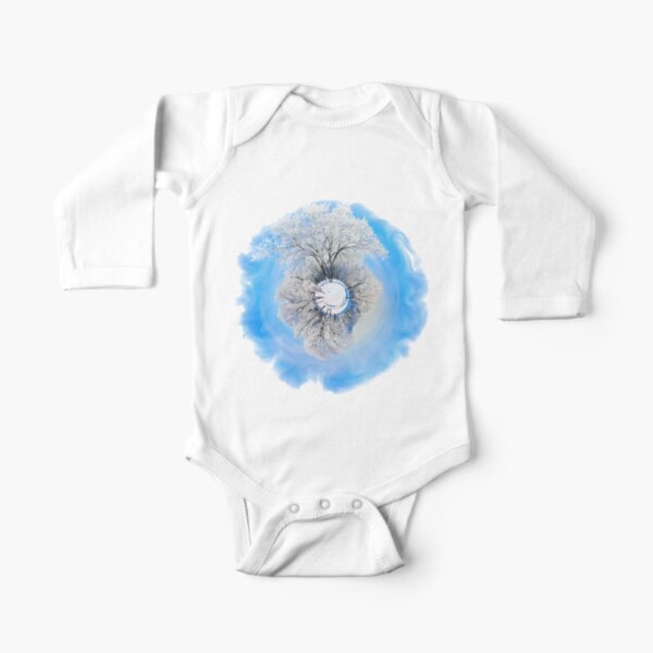 Winter World 1 Long Sleeve Baby One-Piece