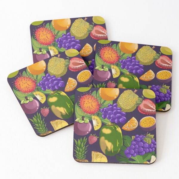 Item preview, Botanic Exotic Fruit Pattern designed and sold by MadameHiro.