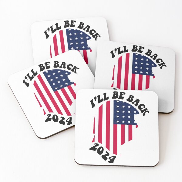 Item preview, trump i'll be back 2024 designed and sold by ONPINI.