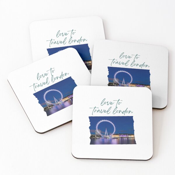 Item preview, Love to Travel London eye at night designed and sold by dineshshop1.