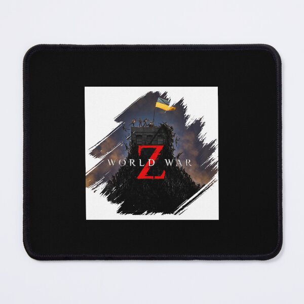 Item preview, World War Z ukraine Themes Sticker and s Poster designed and sold by gruetthetz3.