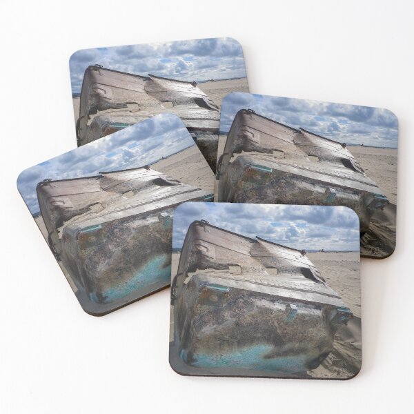 Item preview, METAL BOX WRECKED ON BEACH DEVON designed and sold by Richard Brookes Photography.