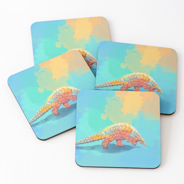 Item preview, Armored Cuteness - Pangolin Illustration designed and sold by Flo Art Studio.