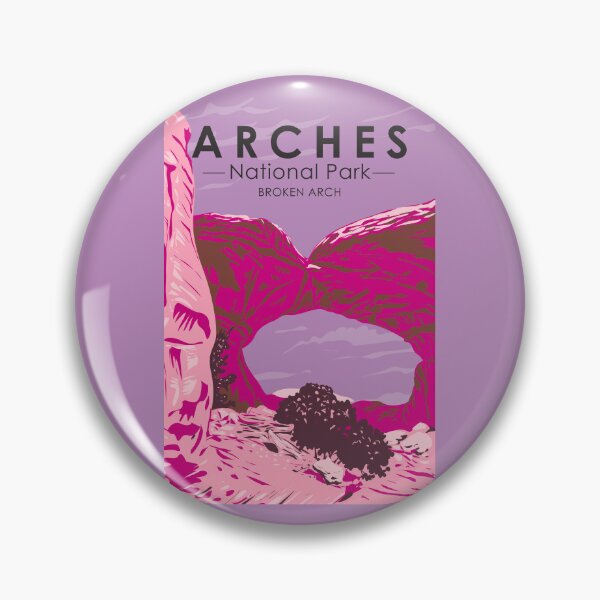 Item preview, Arches National Park Utah Broken Arch Vintage designed and sold by KrisSidDesigns.