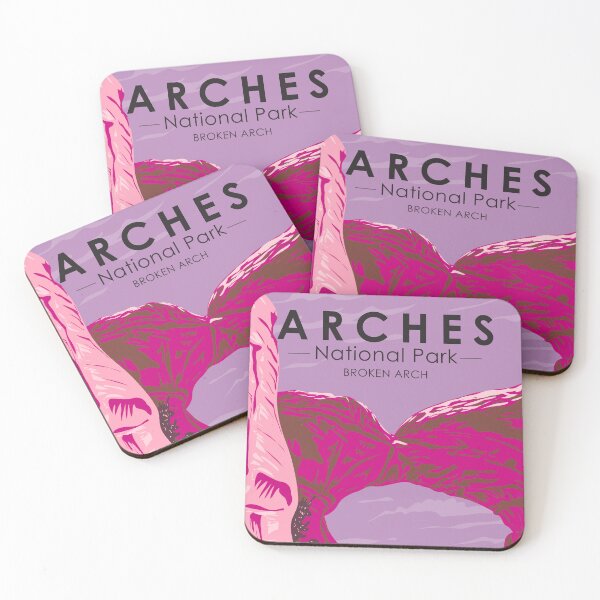 Item preview, Arches National Park Utah Broken Arch Vintage designed and sold by KrisSidDesigns.