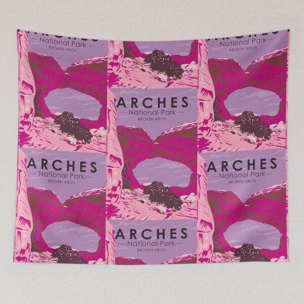 Item preview, Arches National Park Utah Broken Arch Vintage designed and sold by KrisSidDesigns.