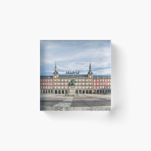 Item preview, Madrid, Spain - Charming Plaza Mayor & Landmarks designed and sold by leemcnut.