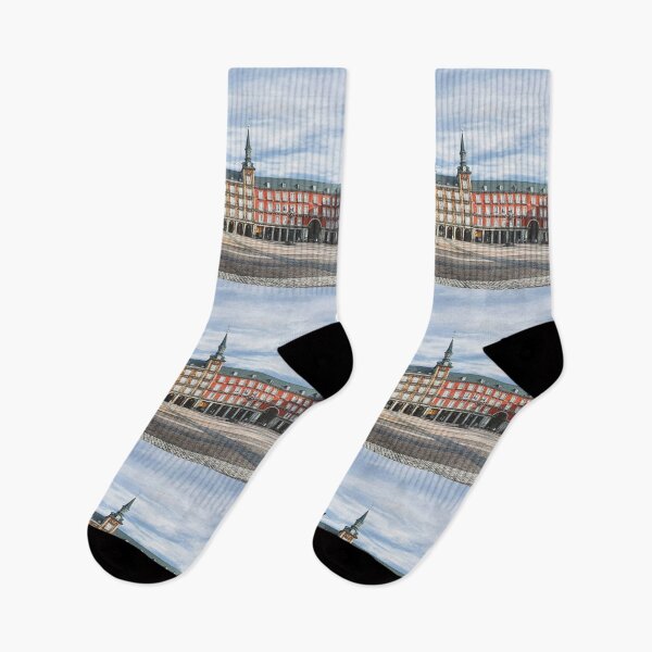 Item preview, Madrid, Spain - Charming Plaza Mayor & Landmarks designed and sold by leemcnut.