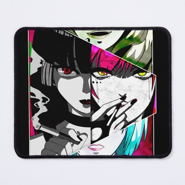 Item preview, Beautiful Danger Girls Dark Gothic Manga Collage designed and sold by Neyus Art.
