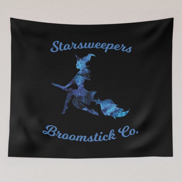 Item preview, Starsweepers Broomstick Co. (blue) designed and sold by jamienathan.