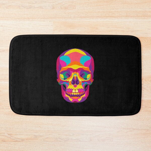 Item preview, colorful skull Popart style designed and sold by nickardi.