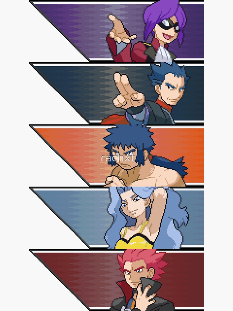 Unova VS Gym Leaders Banner Poster for Sale by rachxt