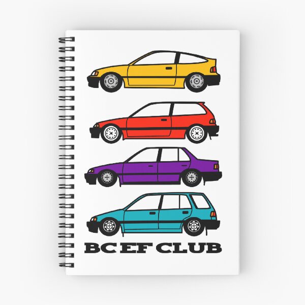 Item preview, EF Generaciones cívicas, BCEFCLUB designed and sold by 4theloveofHonda.