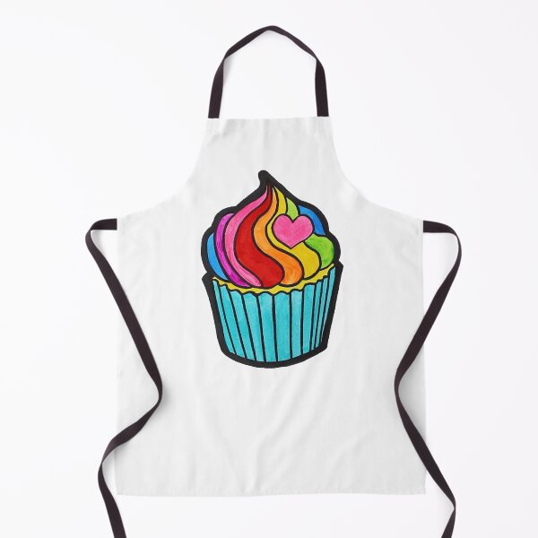 Item preview, Cupcake With Rainbow Icing designed and sold by LisaArtShop.
