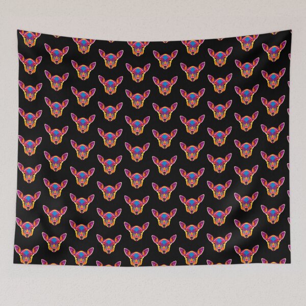 Item preview, colorful deer Popart style designed and sold by nickardi.