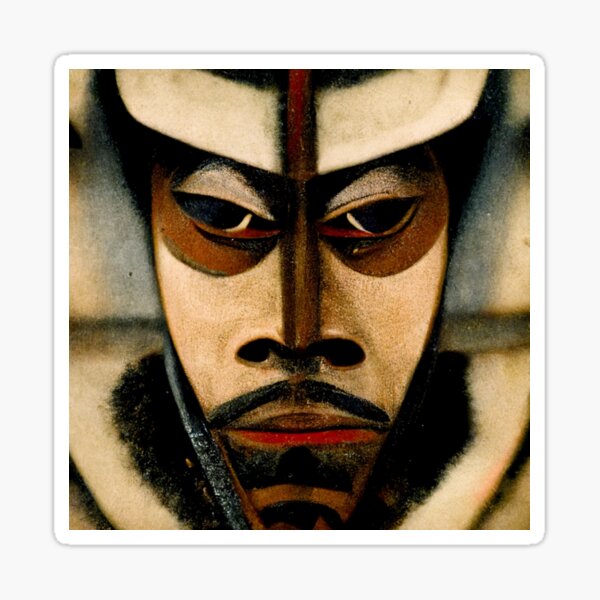 Die Augen des Samurai Sticker