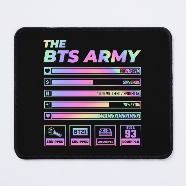 Item preview, The BTS ARMY Profile (Holographic Version) designed and sold by PixelStitched.