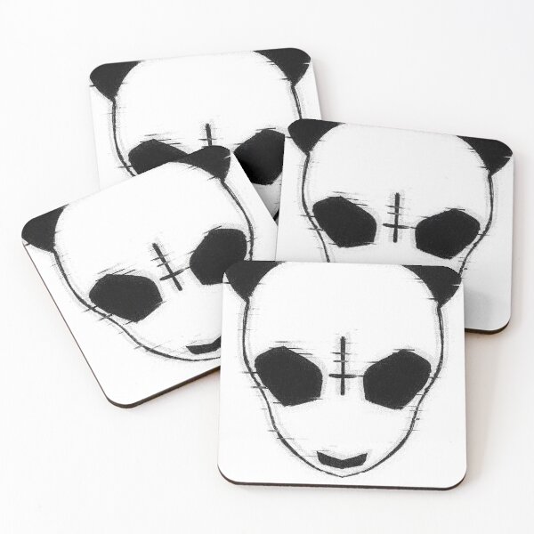Item preview, Cro Rapper Mask, Glitch Effect, black/white, transparent designed and sold by cetfish.