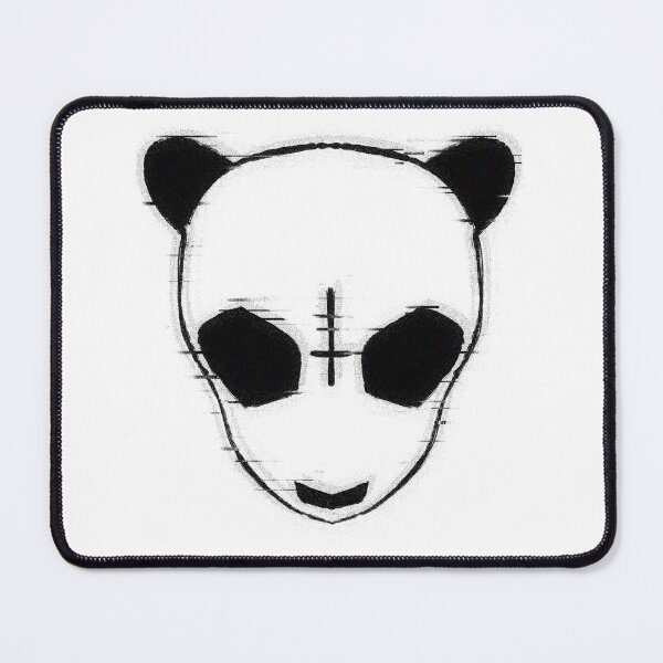 Item preview, Cro Rapper Mask, Glitch Effect, black/white, transparent designed and sold by cetfish.