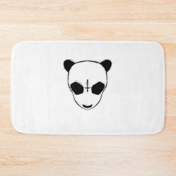 Item preview, Cro Rapper Mask, Glitch Effect, black/white, transparent designed and sold by cetfish.