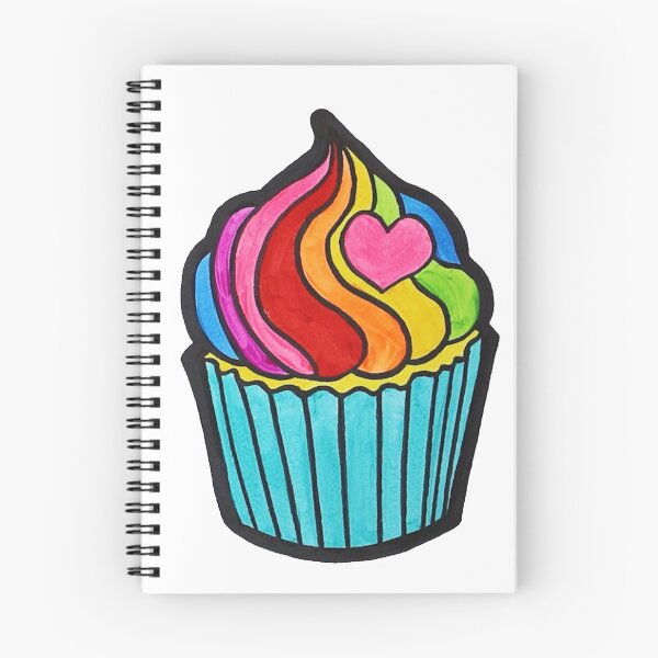 Item preview, Cupcake With Rainbow Icing designed and sold by LisaArtShop.