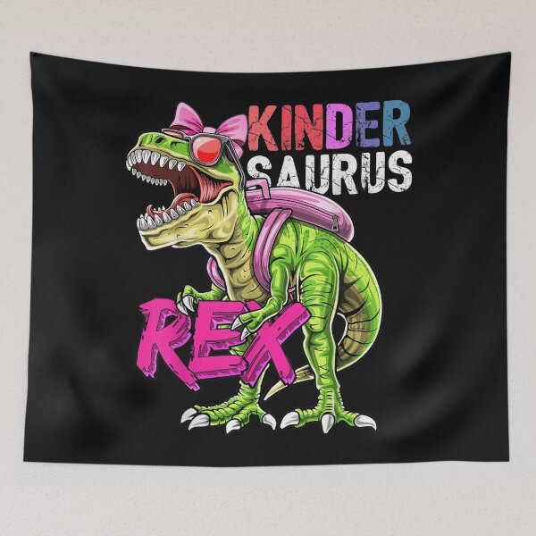 Item preview, Kindersaurus Rex Dinosaur Kindergarten Back to School Girls Gift designed and sold by anes18.