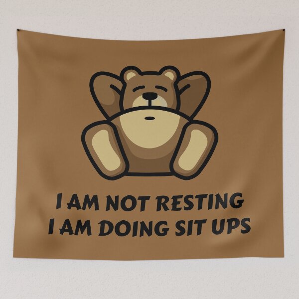 Item preview, Lazy Bear | Teddy Bear Resting designed and sold by Teenker.