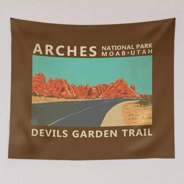 Item preview, Arches National Park Utah Devils Garden Trail Vintage designed and sold by KrisSidDesigns.