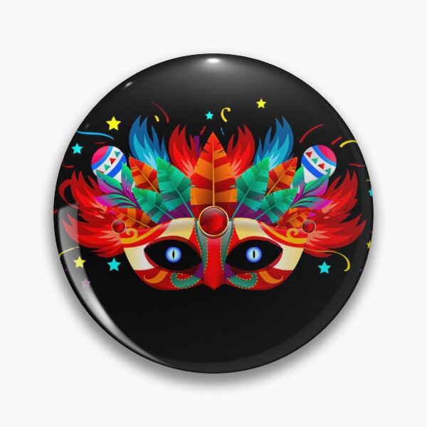 Item preview, colorful masquerade mask designed and sold by Charaff.