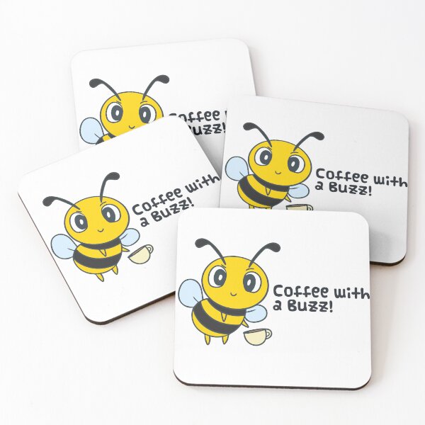 Item preview, Coffee with a Buzz - Honey Bee Coffee designed and sold by Nicheek.