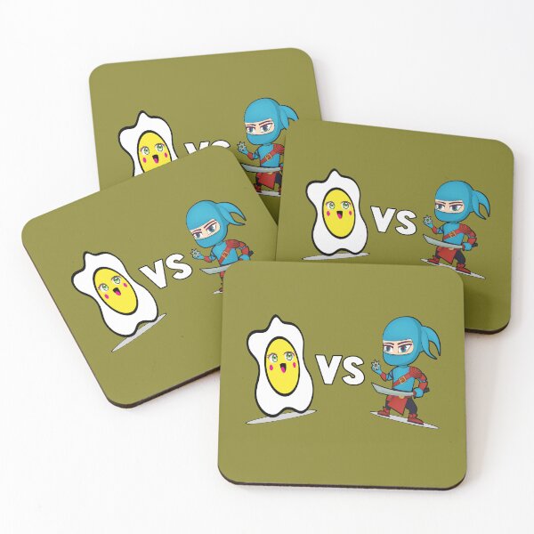 Item preview, Funny fried egg vs ninja warrior designed and sold by vibeno1.