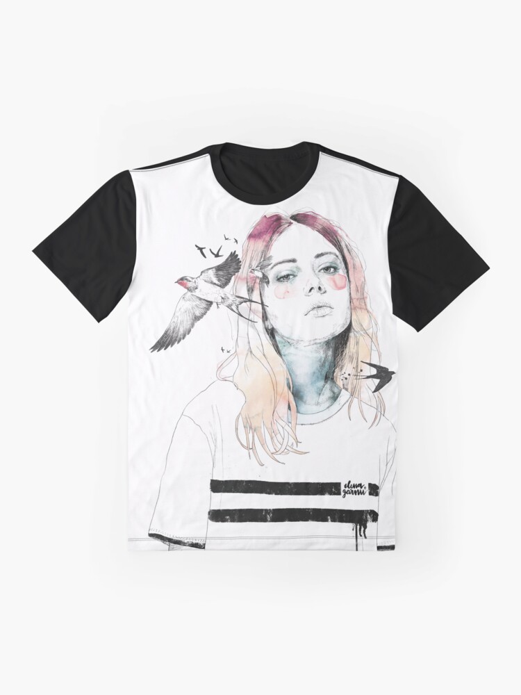 Vista alternativa de Camiseta gráfica TAKE OUT YOUR BIRDS