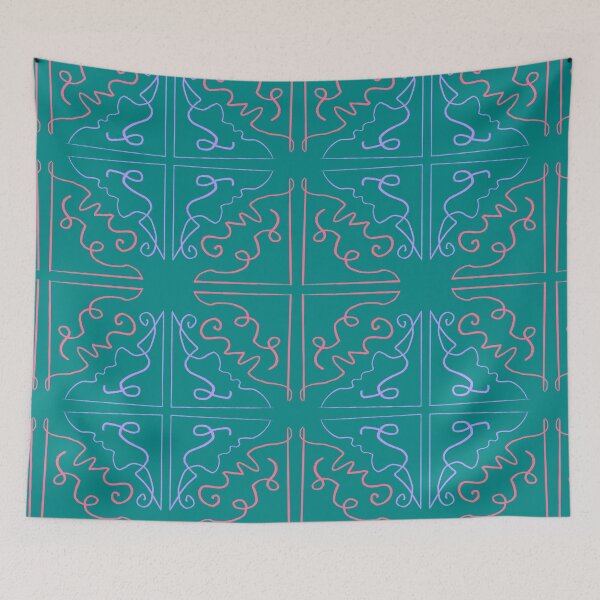 Item preview, Scribble tile, chalkboard. designed and sold by swellart.