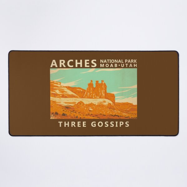 Item preview, Arches National Park Utah Three Gossips Vintage designed and sold by KrisSidDesigns.