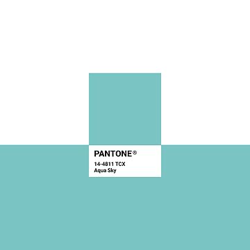 Pantone 14-4811 TCX Aqua Sky | Sticker