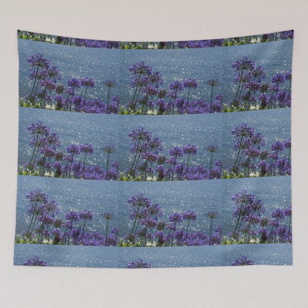 Item preview, Agapanthus At St. Mawes designed and sold by lezvee.